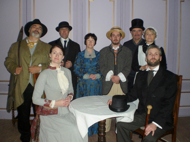 Cast of "13 Rue De L'Amour" -Brideview Drama Group 2014