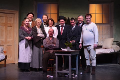 Fri 24th Feb 2017 -Cast of "Shadow of a Gunman" performed by Kilmuckridge Drama Group (Matt Furlong missing from photo)