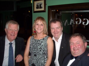 Billy Nott, Athlone Drama Festival who Officially Opened the Festival, Marie Butler, John Hearne & Michael Johnston, Festival Committee