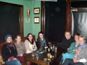 Marie Butler, Grainne Murphy, Noeleen Harris, Andrea Furlong, Angela Devereux, Bernie Roche, & Mag Doran, Kilmuckridge Drama Group