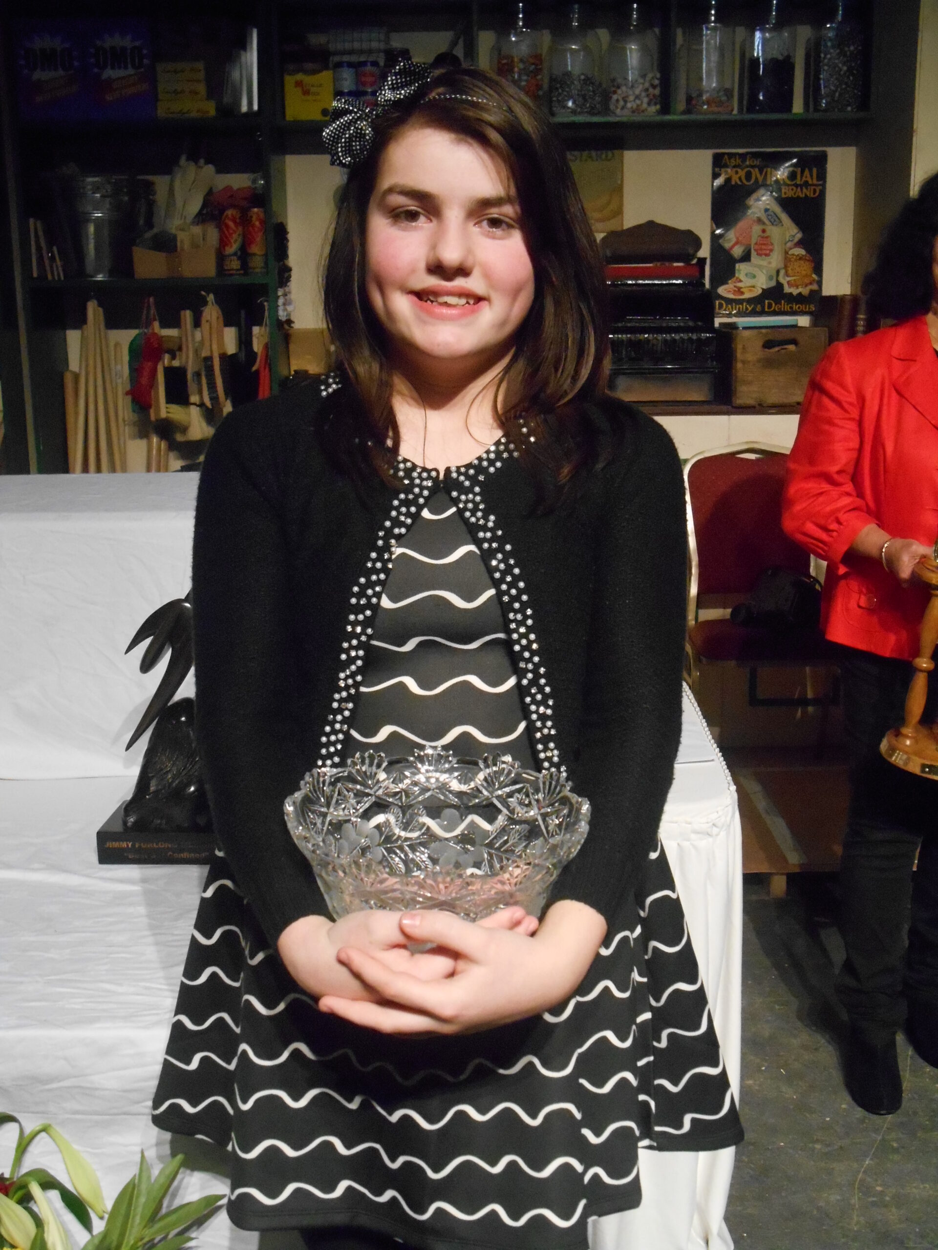 Roisin Barry, Bunclody/Kilmyshall Drama Group who won the award for Most Promising Performance