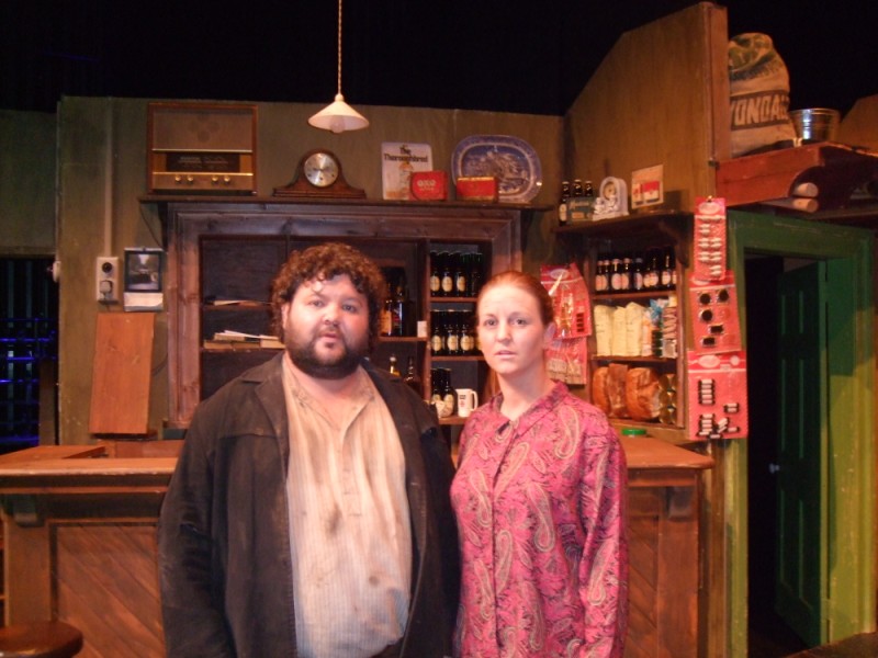 Cast of "The Field"-Kilmuckridge Drama Group 2011 Bob Butler as Tadhg McCabe & Marie Butler as Maimie Flanagan