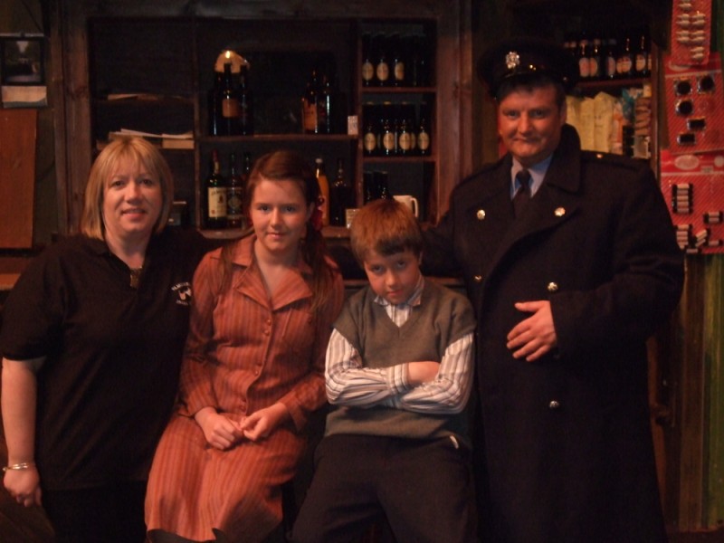 Cast & Crew Members of "The Field" - Kilmuckridge Drama Group 2011 Mag, Kaycee, Jack & John Hearne