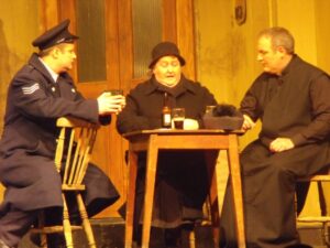 "The Field" -Kilmuckridge Drama Group 2011 John Hearne as Sergeant Leahy, Marie Johnston as Mrs. Butler & Colm Hearne as Fr. Murphy