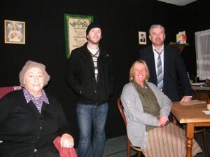 2013 Bunclody/Kilmyshall Cast Members of "The Beauty Queen of Leenane" Mary Gibson, Fergal Kelly, Josephine Byrne & Tommy Murphy